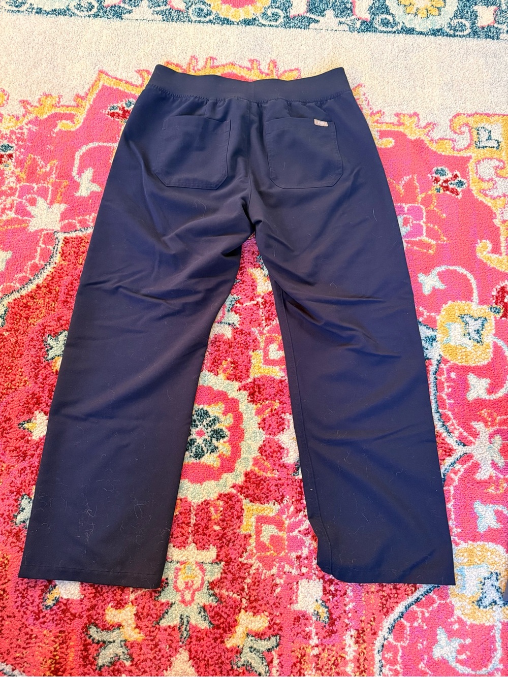 Women’s Figs Scrub Pants - Navy - Highwaisted Livingston (LP) - Picture 5 of 5